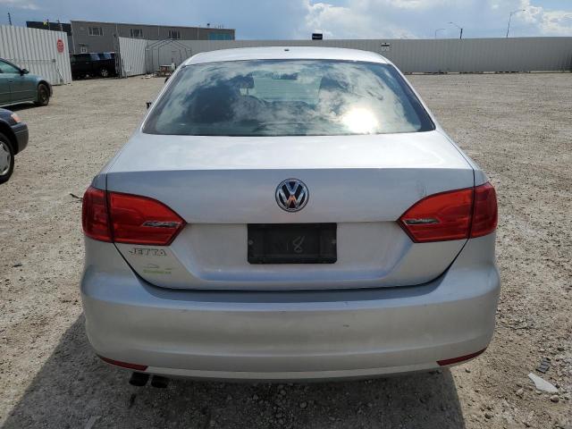 3VW2K7AJ0DM446815 - 2013 VOLKSWAGEN JETTA BASE ვერცხლისფერი ფოტო 6