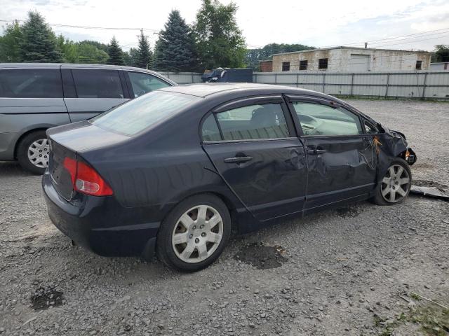 1HGFA16577L007862 - 2007 HONDA CIVIC LX BLACK photo 3