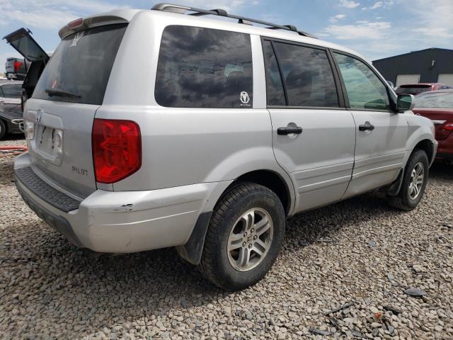 2HKYF18653H608054 - 2003 HONDA PILOT EXL SILVER photo 3