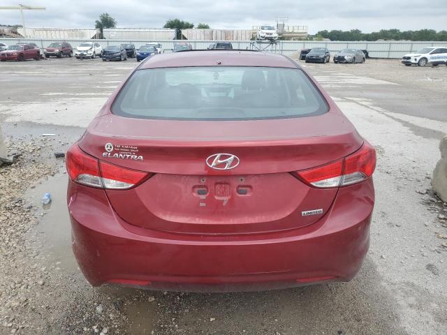 5NPDH4AE0DH244381 - 2013 HYUNDAI ELANTRA GLS RED photo 6