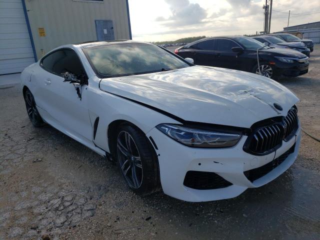 WBABC4C55KBJ35736 - 2019 BMW M850XI WHITE photo 1