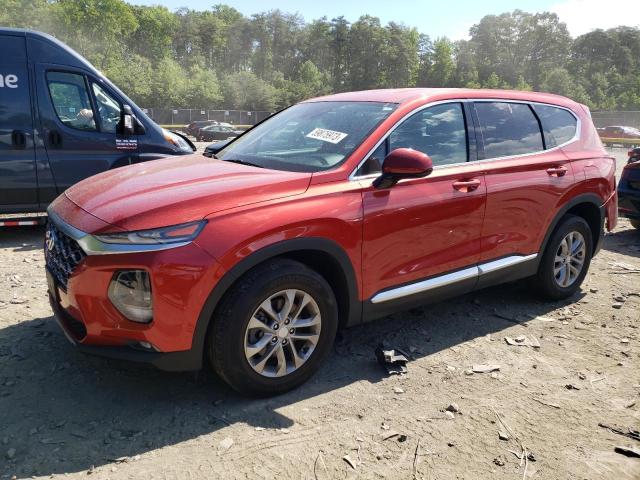 5NMS3CAD7LH210585 - 2020 HYUNDAI SANTA FE SEL ORANGE photo 1