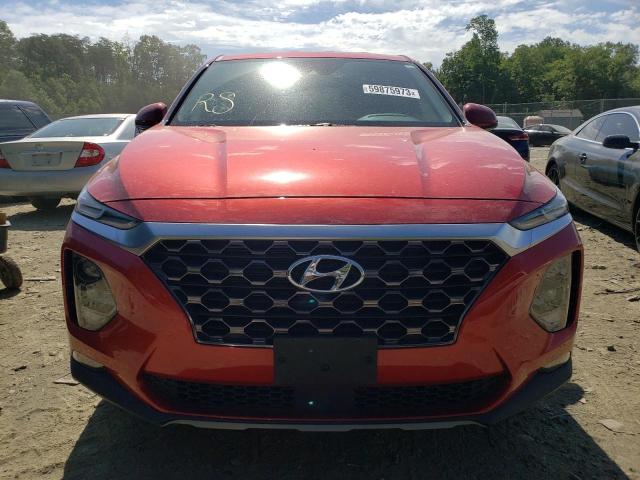 5NMS3CAD7LH210585 - 2020 HYUNDAI SANTA FE SEL ORANGE photo 5