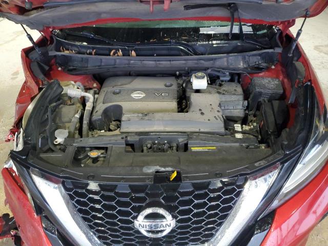 5N1AZ2MJ1KN135529 - 2019 NISSAN MURANO S MAROON photo 11