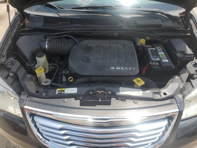 2C4RC1BG0DR555654 - 2013 CHRYSLER TOWN & COU TOURING შავი ფოტო 12