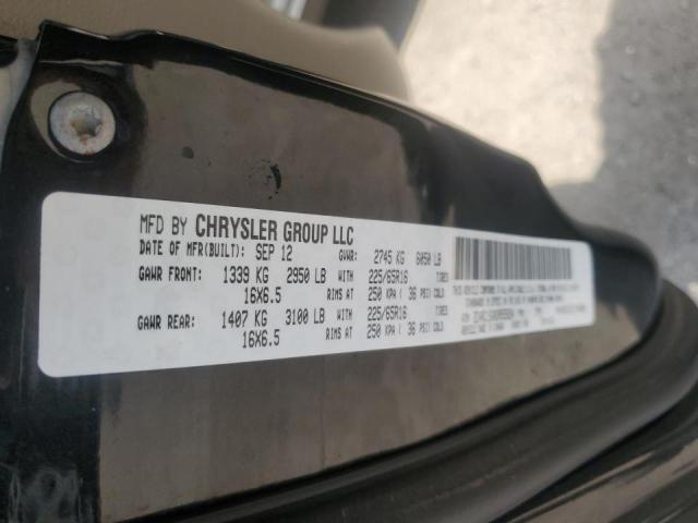 2C4RC1BG0DR555654 - 2013 CHRYSLER TOWN & COU TOURING შავი ფოტო 14