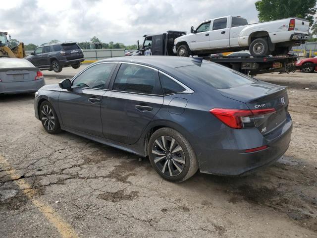 2HGFE1F75PH303188 - 2023 HONDA CIVIC EX Grafitowy zdjęcie 2