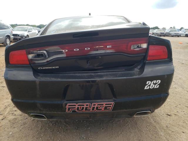 2C3CDXAG8CH305336 - 2012 DODGE CHARGER POLICE BLACK photo 6