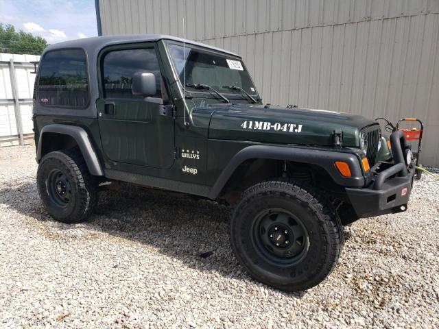 1J4FA39S05P308792 - 2005 JEEP WRANGLER X GREEN photo 4