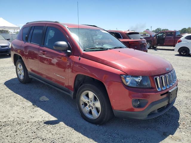 1C4NJCBA3FD386408 - 2015 JEEP COMPASS SPORT RED photo 4