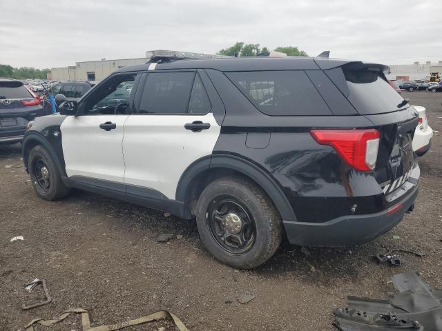 1FM5K8AB6NGA03736 - 2022 FORD EXPLORER POLICE INTERCEPTOR BLACK photo 2