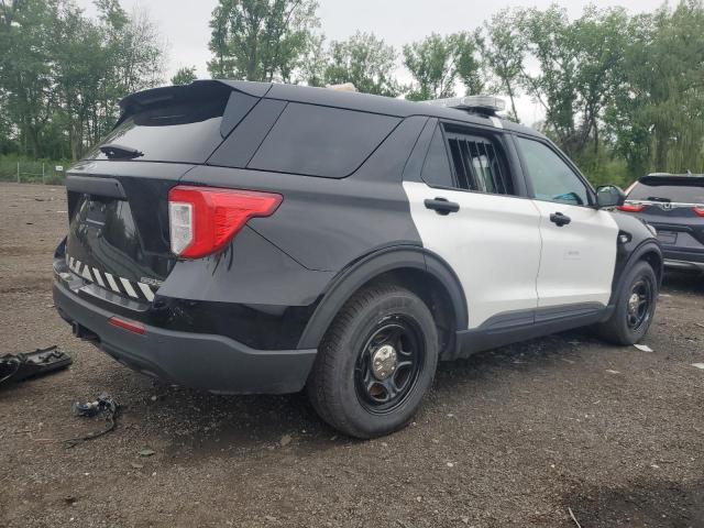 1FM5K8AB6NGA03736 - 2022 FORD EXPLORER POLICE INTERCEPTOR BLACK photo 3