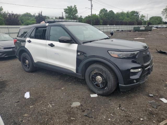 1FM5K8AB6NGA03736 - 2022 FORD EXPLORER POLICE INTERCEPTOR BLACK photo 4