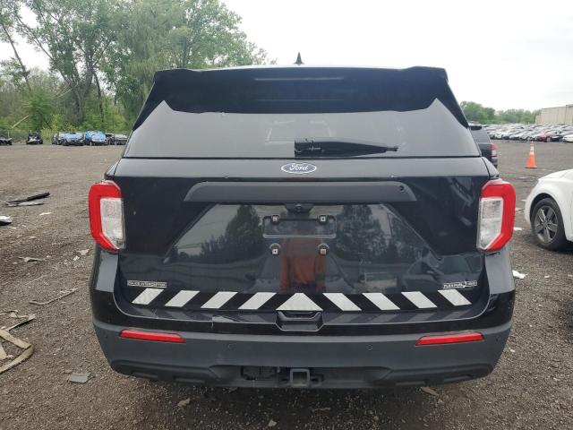 1FM5K8AB6NGA03736 - 2022 FORD EXPLORER POLICE INTERCEPTOR BLACK photo 6