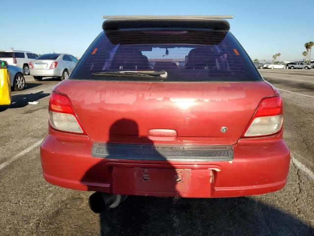 JF1GG29662G814067 - 2002 SUBARU IMPREZA WRX RED photo 6