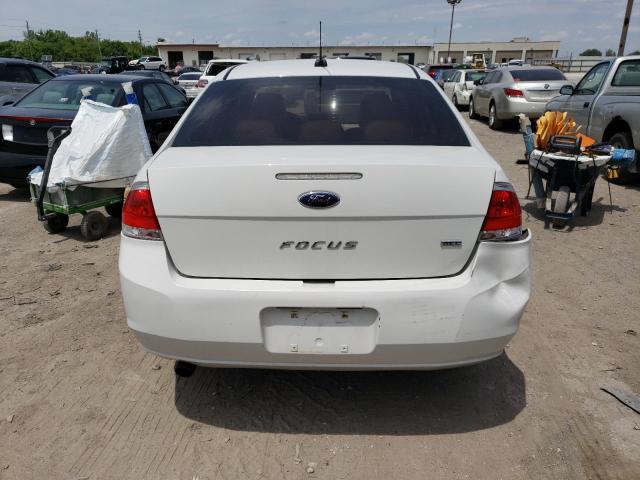 1FAHP3HN5BW200734 - 2011 FORD FOCUS SEL WHITE photo 6