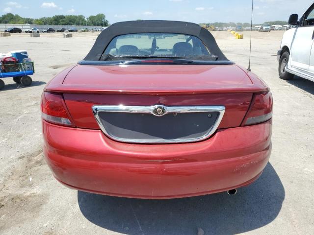 1C3EL65R84N324804 - 2004 CHRYSLER SEBRING LIMITED RED photo 6