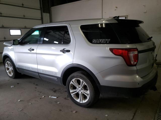 1FM5K8AR7GGD31943 - 2016 FORD EXPLORER POLICE INTERCEPTOR SILVER photo 2