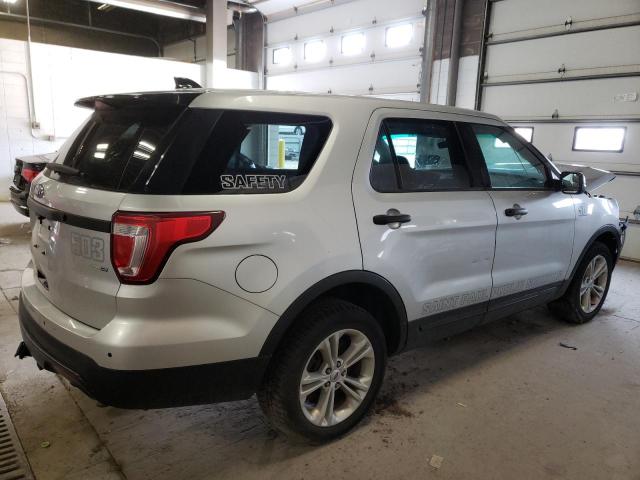 1FM5K8AR7GGD31943 - 2016 FORD EXPLORER POLICE INTERCEPTOR SILVER photo 3