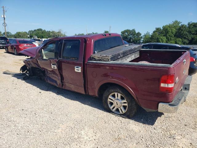 1FTPW12564KD65627 - 2004 FORD F150 SUPERCREW RED photo 2