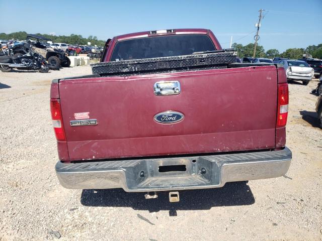 1FTPW12564KD65627 - 2004 FORD F150 SUPERCREW RED photo 6