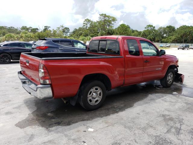 5TFTX4CN1DX031472 - 2013 TOYOTA TACOMA ACCESS CAB წითელი ფოტო 3
