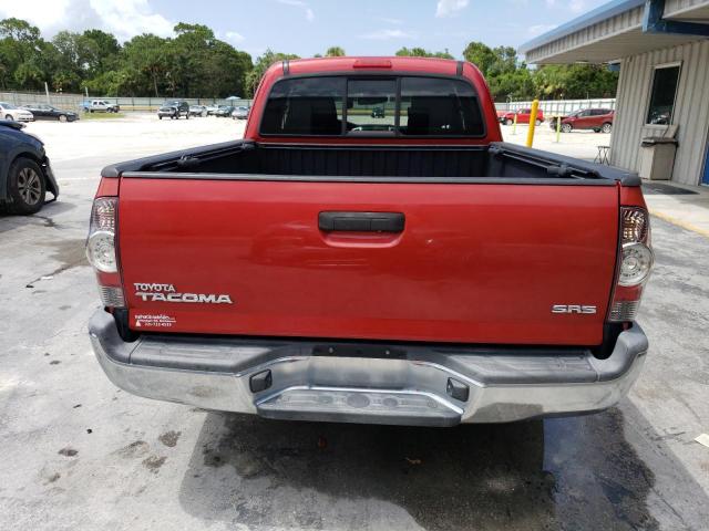 5TFTX4CN1DX031472 - 2013 TOYOTA TACOMA ACCESS CAB წითელი ფოტო 6