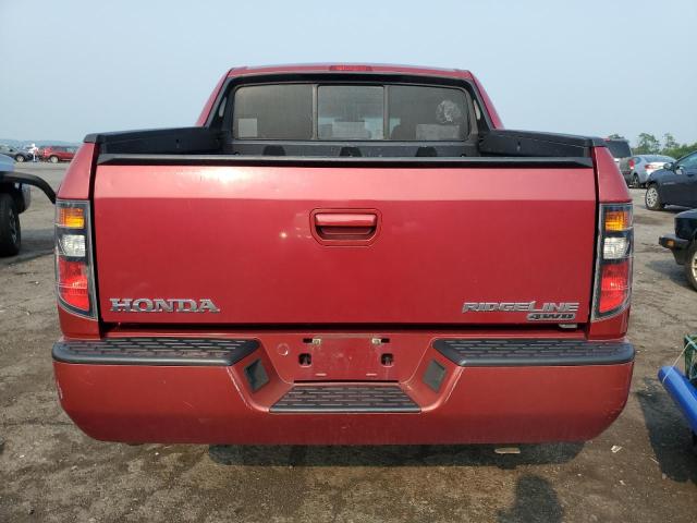 2HJYK165X6H545161 - 2006 HONDA RIDGELINE RTL RED photo 6