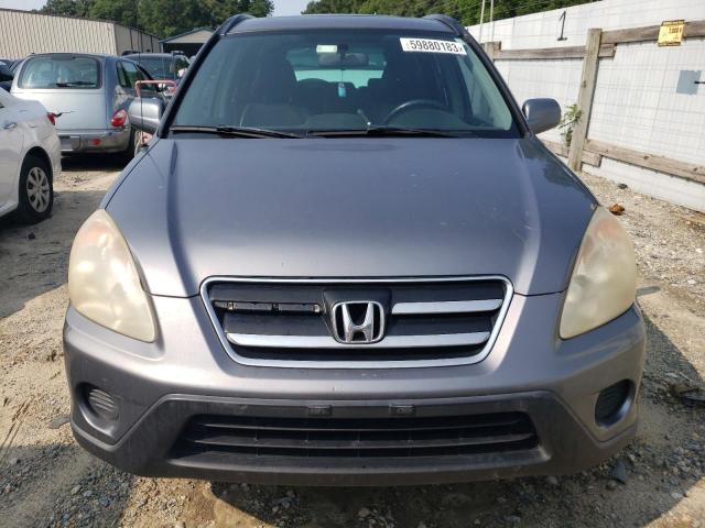 SHSRD78965U329388 - 2005 HONDA CR-V SE GRAY photo 5