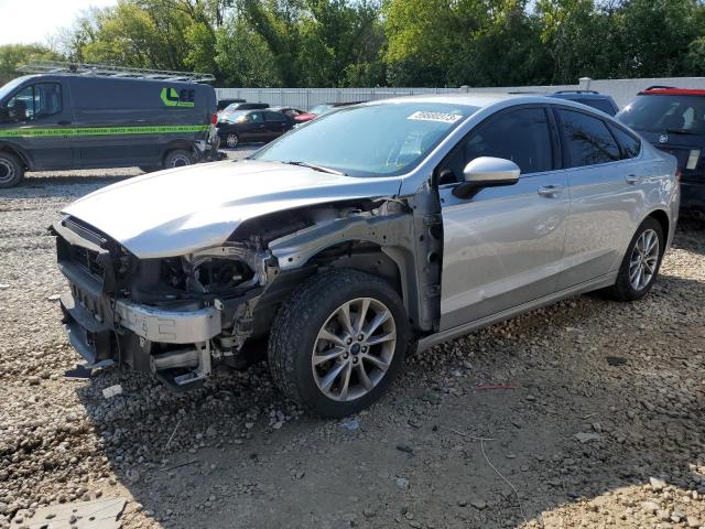 3FA6P0HD5HR298222 - 2017 FORD FUSION SE SILVER photo 1