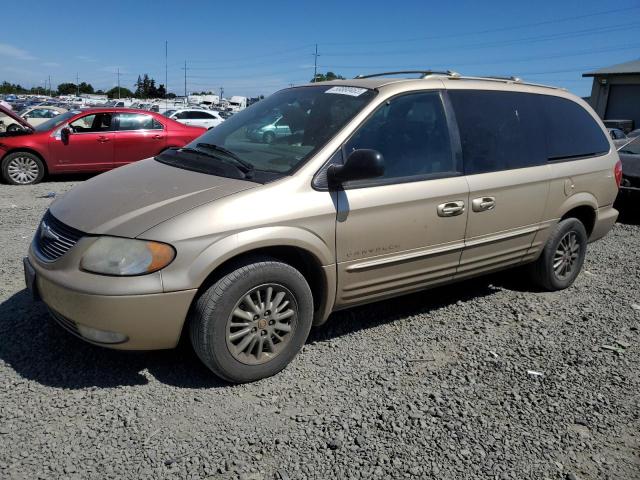 2C8GP64L11R233926 - 2001 CHRYSLER TOWN & COU LIMITED GOLD photo 1