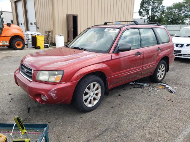 JF1SG65615H723262 - 2005 SUBARU FORESTER 2.5XS RED photo 1