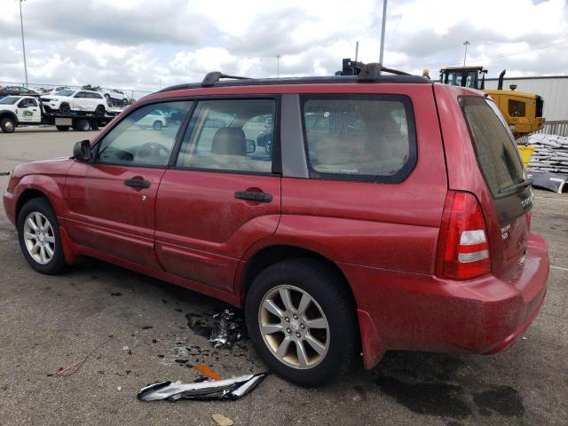 JF1SG65615H723262 - 2005 SUBARU FORESTER 2.5XS RED photo 2