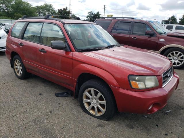 JF1SG65615H723262 - 2005 SUBARU FORESTER 2.5XS RED photo 4