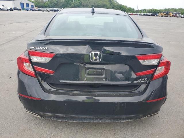 1HGCV2F34MA024864 - 2021 HONDA ACCORD SPORT Czarny zdjęcie 6