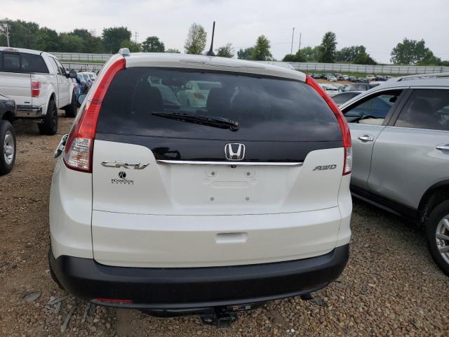 5J6RM4H77EL009993 - 2014 HONDA CR-V EXL WHITE photo 6