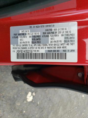 JM3KFBEY4K0622189 - 2019 MAZDA CX-5 SIGNATURE RED photo 12