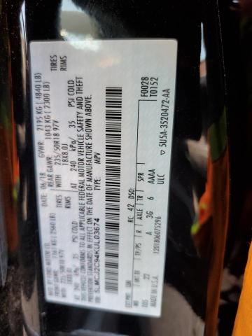 5LMCJ2C94KUL03674 - 2019 LINCOLN MKC SELECT შავი ფოტო 12