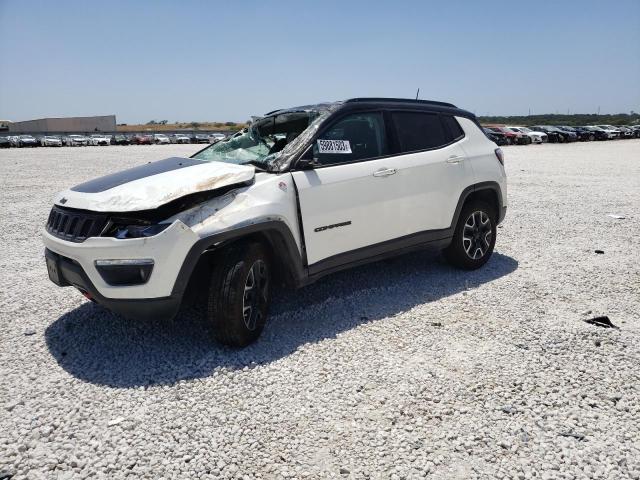 3C4NJDDB3KT795332 - 2019 JEEP COMPASS TRAILHAWK WHITE photo 1