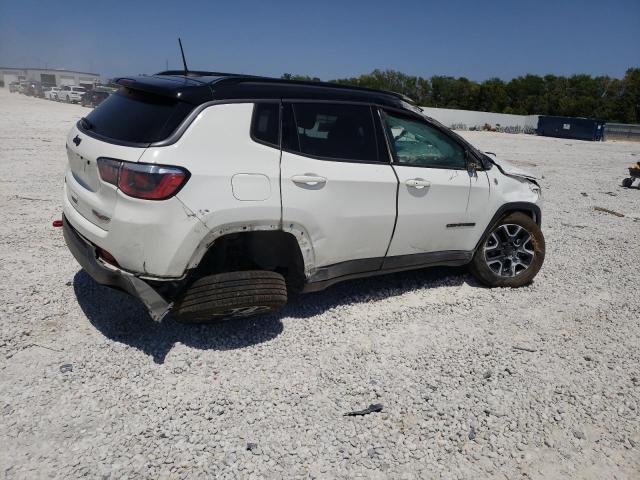 3C4NJDDB3KT795332 - 2019 JEEP COMPASS TRAILHAWK WHITE photo 3