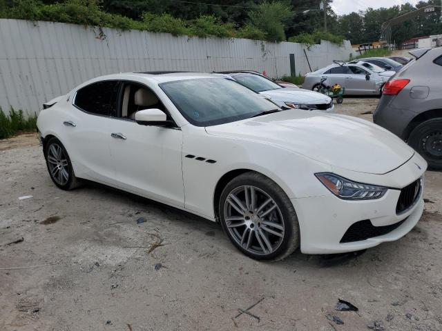 ZAM57RTA3H1231955 - 2017 MASERATI GHIBLI S WHITE photo 4