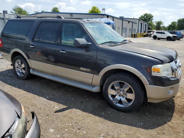 1FMFK18537LA31418 - 2007 FORD EXPEDITION EL EDDIE BAUER GRAY photo 4