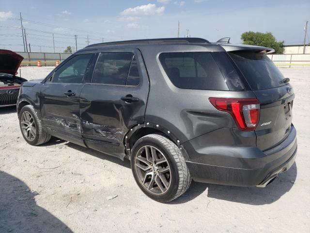 1FM5K8GT4GGC71073 - 2016 FORD EXPLORER SPORT GRAY photo 2