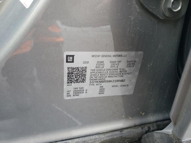 1GYKNBRS6KZ199462 - 2019 CADILLAC XT5 TAN photo 13