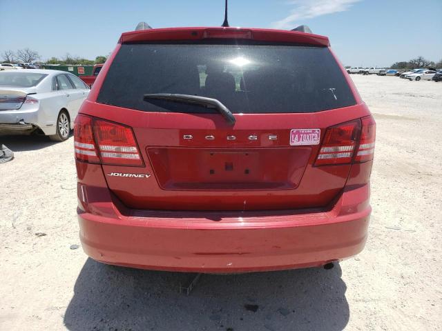 3C4PDCAB6JT243899 - 2018 DODGE JOURNEY SE RED photo 6