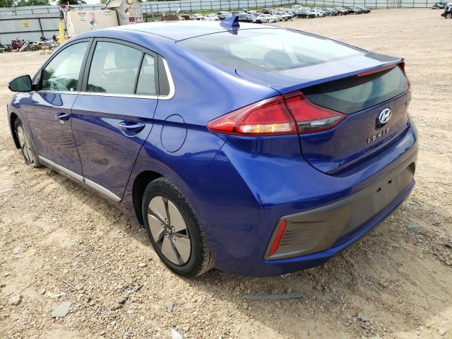 KMHC75LC4MU260990 - 2021 HYUNDAI IONIQ SE BLUE photo 2