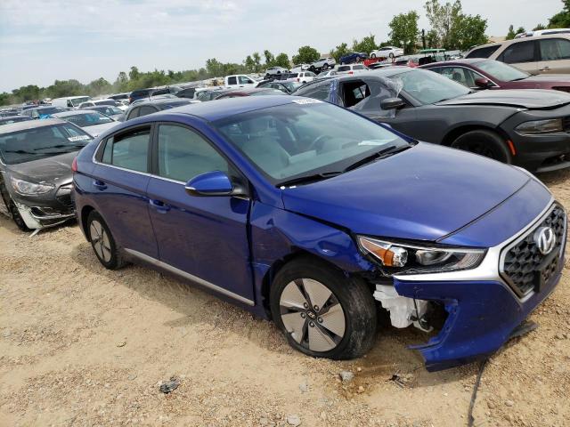 KMHC75LC4MU260990 - 2021 HYUNDAI IONIQ SE BLUE photo 4