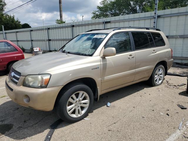 JTEDW21A060009191 - 2006 TOYOTA HIGHLANDER HYBRID GOLD photo 1