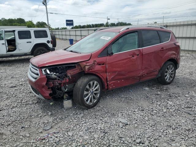 1FMCU0J98HUE63499 - 2017 FORD ESCAPE TITANIUM RED photo 1