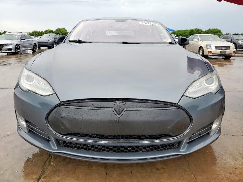 5YJSA1CNXDFP16432 - 2013 TESLA MODEL S 灰色 照片 5